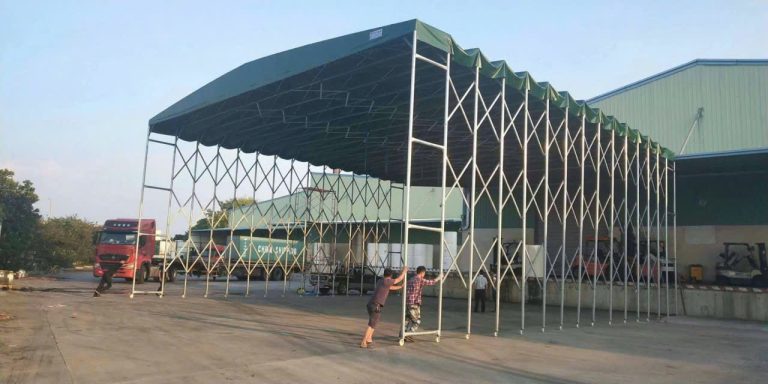 dự án thi công mái xếp tiến đạt