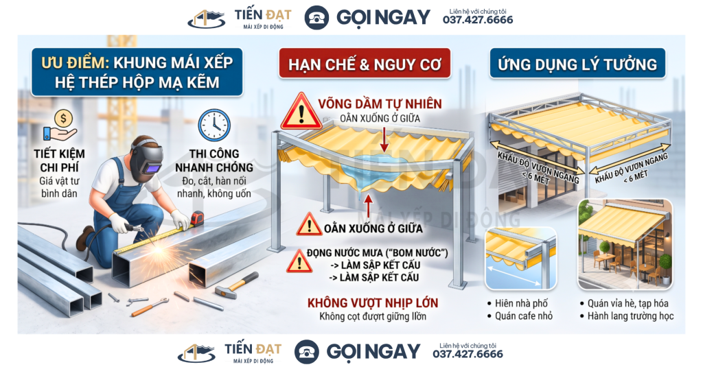 Khung Mái Xếp Nên Dùng Thép Hộp Hay Kết Cấu Giàn (3)