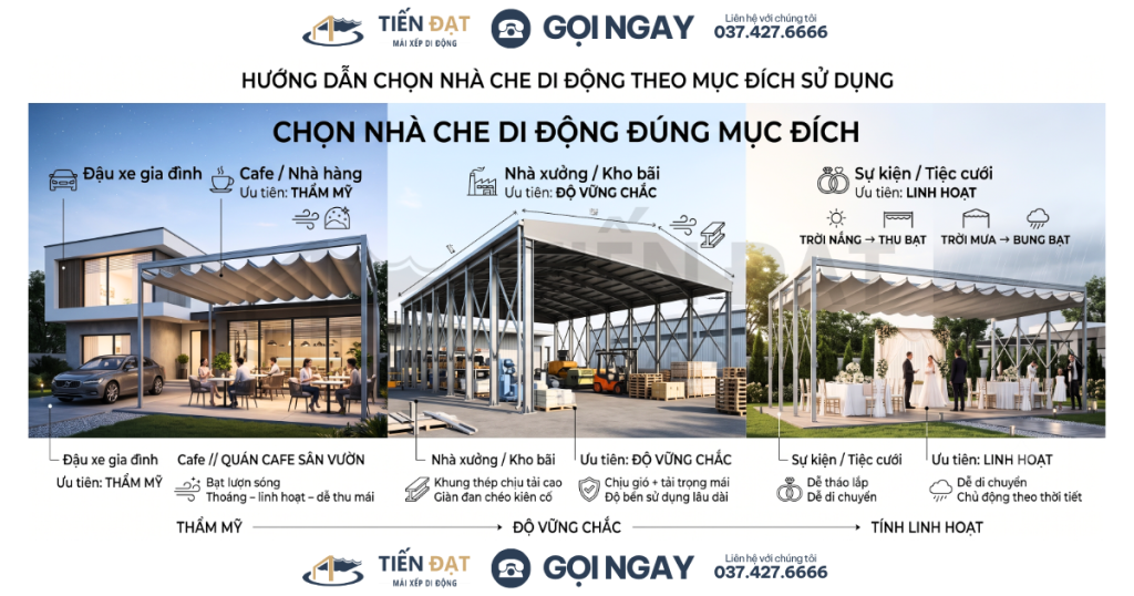 Các loại nhà che di động có những loại nào (3)